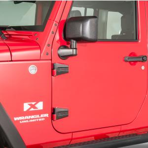 Stainless Steel Door Hinge Set for Jeep Wrangler JK 2007-2018 2 Door
