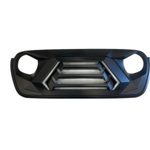 XKchrome LED Grill Kit with DRL Sequential Turn for 2018-UP Jeep Wrangler JL and 2020-UP Gladiator