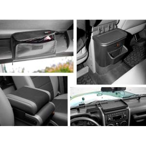 4 Piece Interior Comfort Kit in Black for Jeep Wrangler JK 2007-2010