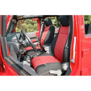 Custom Fit Neoprene Front Seat Covers for Jeep Wrangler JK 2011-2018