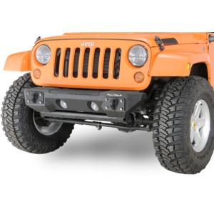 Front Bumper Stubby End Caps for Jeep Wrangler JK 2007-2018 with Rugged Ridge Modular Bumper System