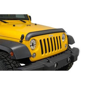 Bug Deflector in Matte Black for Jeep Wrangler JK 2007-2018