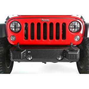 XHD Front Bumper Base with Tow Point Covers for Jeep Wrangler JK 2007-2018