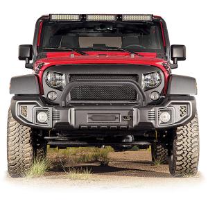 Spartacus Front Bumper with Hoop for Jeep Wrangler JK 2007-2018
