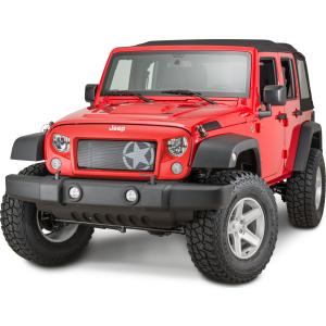 Spartan Grille with Star Mesh Insert Kit for Jeep Wrangler JK 2007-2018