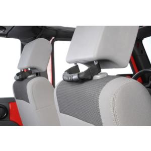 Rear Seat Grab Handles in Black for Jeep Wrangler JL, JK & Gladiator JT 2007-2023