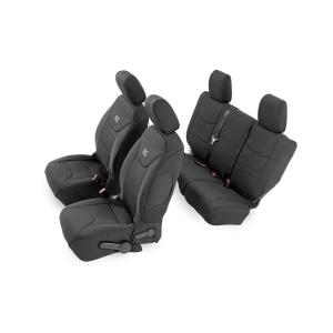 Front & Rear Seat Covers for Jeep Wrangler Unlimited JK 2013-2018