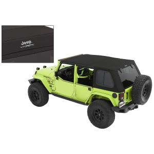 Trektop Pro Soft Top in Black Twill for 07-18 Jeep Wrangler JK Unlimited 4-Door