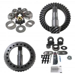 GEAR PACKAGE (D44-D30) WITH KOYO BEARINGS (FRONT CARRIER REQUIRED WHEN UPGRADING FROM FACTORY 3.21 RATIO ONLY) REVOLUTION GEAR AND AXLE FOR JEEP WRANGLER JK 2007-2018