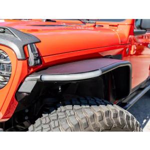 Front Metal Max Fender Flare Kit Jeep Wrangler JL and Gladiator JT 2018-2024