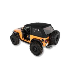 Trektop Glide - in Black Diamond for Jeep Wrangler JL 2-Door 2018-2024