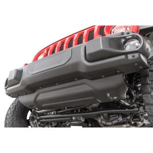 Front Bumper Skid Plate for Jeep Wrangler JL 2018-2024 and Gladiator JT with Steel Bumper