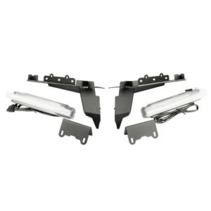 Front DRL Chop Brackets Set for Jeep Wrangler JL 2018-2024 and Gladiator JT Sport and Overland