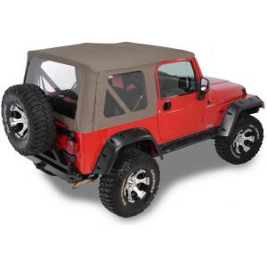 XHD Replacement Soft Top in Khaki Diamond for Jeep Wrangler TJ 2003-2006