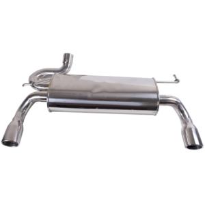 Dual Tip Stainless Steel Cat-Back Exhaust for Jeep Wrangler JK 2007-2018