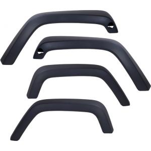 4 Piece Fender Flare Kit without Hardware for Jeep Wrangler JK 2007-2018