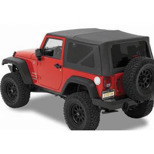 Supertop NX Soft Top with Tinted Windows without Doors for Jeep Wrangler JK 2007-2018 2 Door