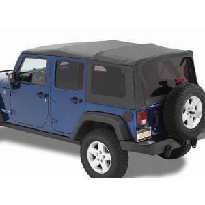 Supertop NX Soft Top with Tinted Windows for Jeep Wrangler Unlimited JK 2007-2018 4 Door