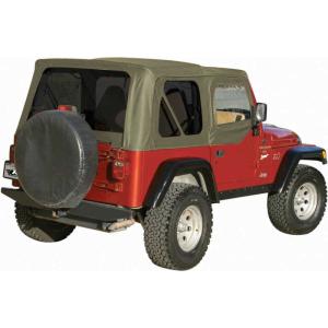 Replacement Soft Top with Skins and Tinted Windows for Jeep Wrangler TJ 1997-2006