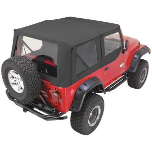 Complete Soft Top Kit with Upper Doors for Jeep Wrangler TJ 1997-2006