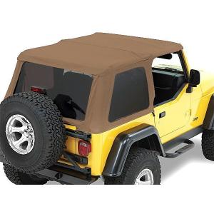 Trektop NX Replace-a-top Soft Top in Spice for Jeep Wrangler TJ 1997-2006 with Trektop NX