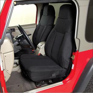 Neoprene Custom-Fit Front Seat Covers for Jeep Wrangler TJ 2003-2006 and Unlimited