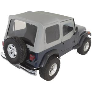 Complete Soft Top Kit with Upper Doors for Jeep Wrangler YJ 1988-1995