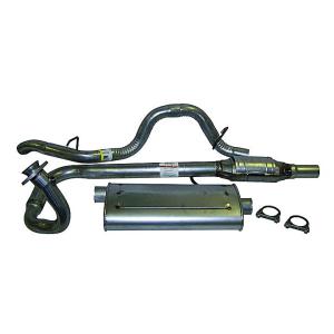 Complete Exhaust Kit for Wrangler TJ 1997-2000 with 2.5L 4 Cylinder Engine