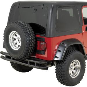 Double Tube Rear Bumper for Jeep Wrangler YJ and TJ 1987-2006