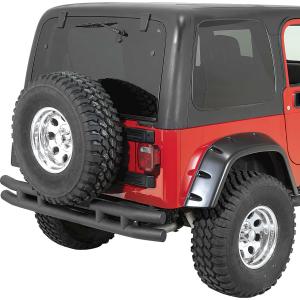 Double Tube Rear Bumper for Jeep Wrangler YJ and TJ 1987-2006