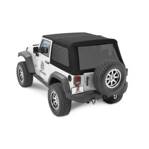 Trektop NX Glide Twill Soft Top for Jeep Wrangler JK 2007-2018 2 Door