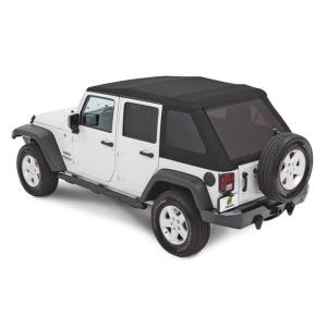 NX Glide Twill Soft Top for Jeep Wrangler JK 2007-2018 4 Door