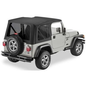 Supertop NX Soft Top with Tinted Windows without Upper Doors for Jeep Wrangler TJ 1997-2006