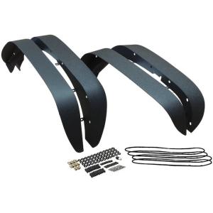 Steel Fender Flare Kit for Jeep Wrangler 2007-2018 and Wrangler Unlimited JK