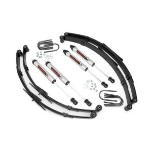 2.5in Suspension Lift Kit with V2 Monotube Shocks for Jeep Wrangler YJ 1987-1995