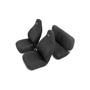 Front and Rear Seat Covers for Jeep Wrangler TJ 1997-2002