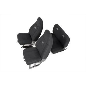 Front and Rear Seat Covers for Jeep Wrangler YJ 1987-1990