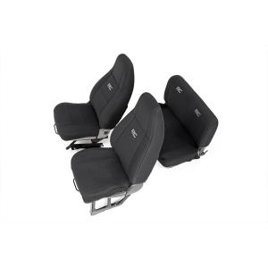 Front and Rear Seat Covers for Jeep Wrangler YJ 1991-1995