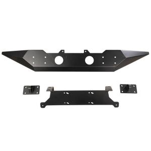 Spartan Front Bumper in Smooth Satin Black Powder Coat for Jeep Wrangler JK 2007-2018