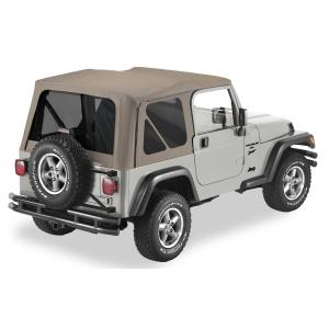 Replace-a-top Soft Top with Tinted Windows for Jeep Wrangler TJ 1997-2006