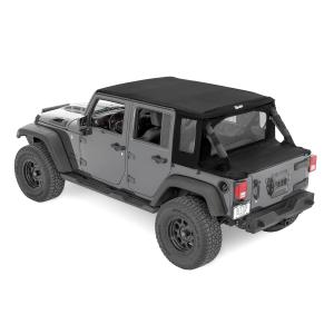 Trektop Halftop in Twill Material for Jeep Wrangler JK 2007-2018 Unlimited with Bestop Trektop