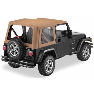 Sailcloth Replace-a-top Soft Top for Jeep Wrangler TJ 1997-2006