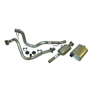 Complete Exhaust Kit for Wrangler YJ 1987-1990 with 4.2L Engine