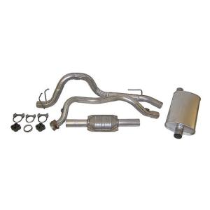 Complete Exhaust Kit for Wrangler YJ 1993-1995 with 4.0L 6 Cylinder Engine