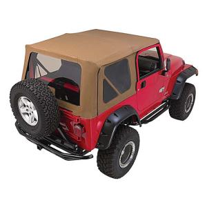 Complete Soft Top with Clear Windows for Jeep Wrangler TJ 1997-2006