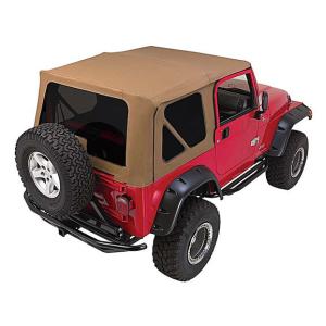 Complete Soft Top with Tinted Windows for Jeep Wrangler TJ 1997-2006