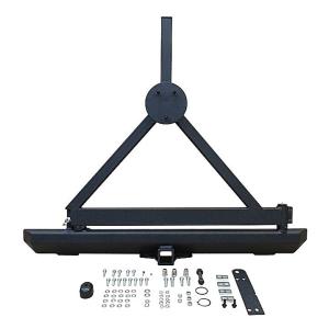 Heavy Duty Bumper and Tire Carrier for Jeep Wrangler YJ, TJ 1987-2006 and Unlimited