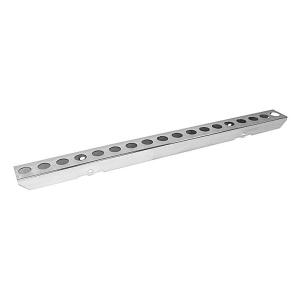 54" Front Bumper in Stainless with Holes for Jeep Wrangler YJ 1987-1995