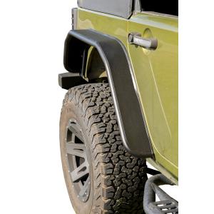 Rear Steel Tube Fender Flares for Jeep Wrangler JK 2007-2018