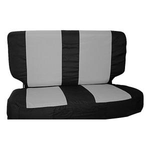 Rear Poly Canvas Seat Cover Set for Jeep Wrangler YJ 1987-2002 and TJ